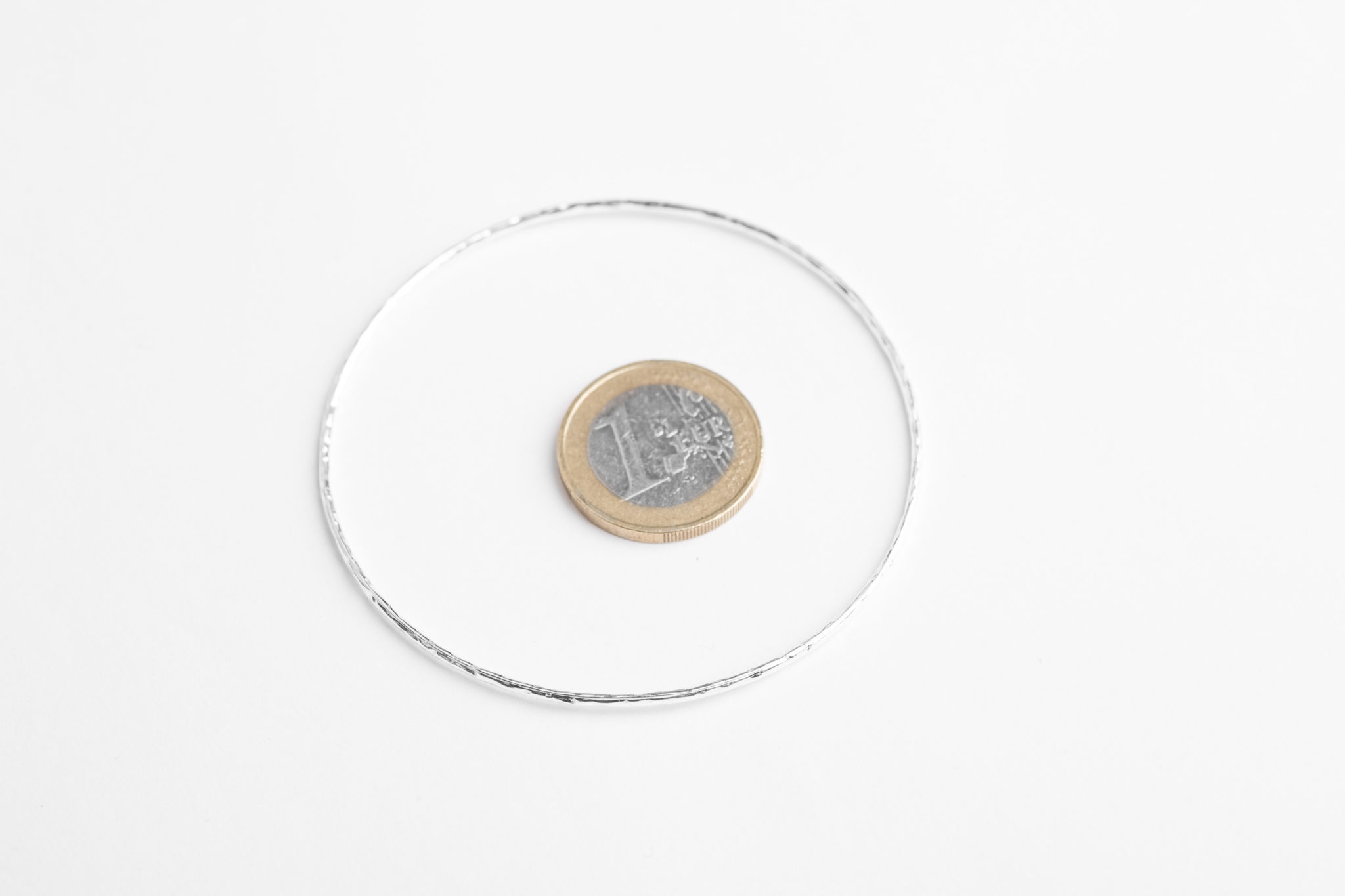 Gehämmerter Dicker Sterling-Silber Armreif Für Damen – 5 Mm Breit, 925er Silber, Massiv & Vielseitig