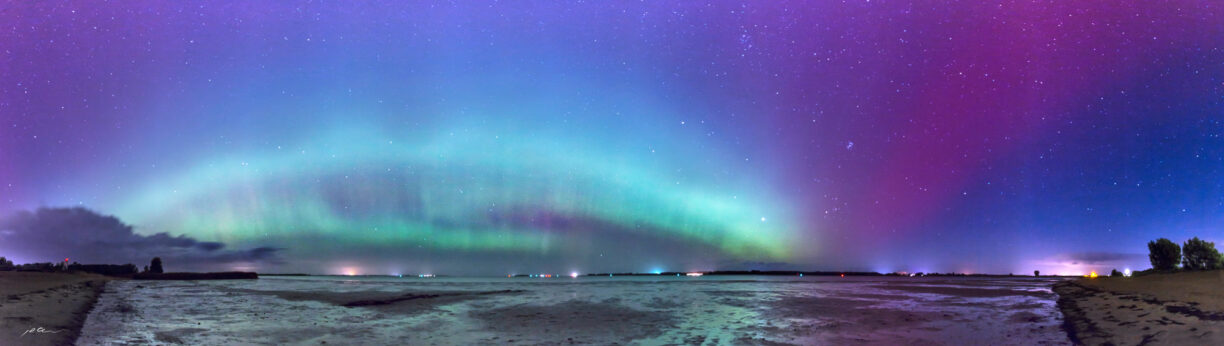 Polarlichter an der Ostsee